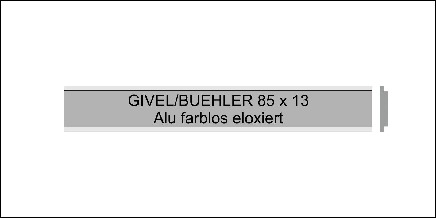 Briefkastenschild<br> Givel & Bühler